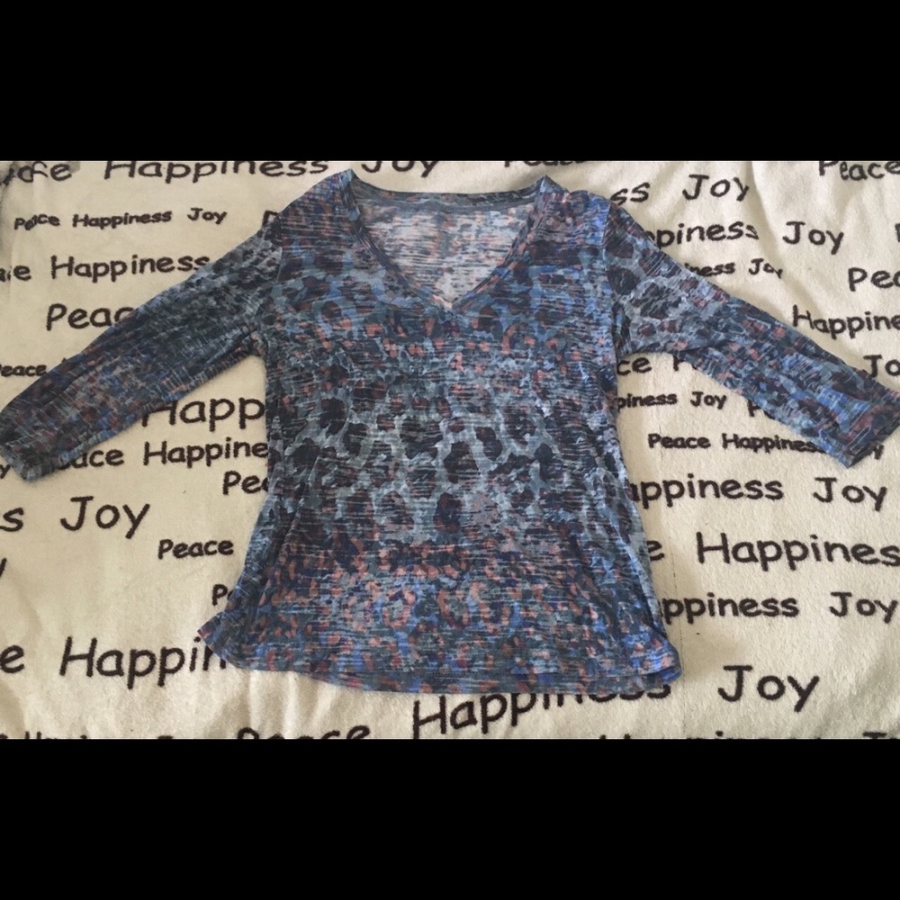 Vintage Colorful Leopard Print